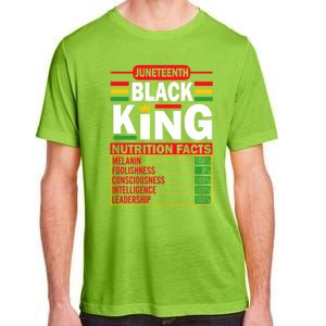 Junenth 1865 Black King Nutrition Facts Melanin African Gift Adult ChromaSoft Performance T-Shirt