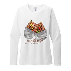 Juneteenth 1865 Black African Girl Woman Kids Black History Womens CVC Long Sleeve Shirt