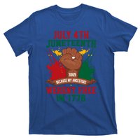 Junenth 1865 Because My Ancestors WerenT Free In 1776 Gift T-Shirt