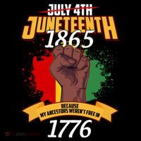 Juneteenth 1865 Because My Ancestors Weren't Free In 1776 Flatbill Hat