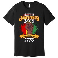 Juneteenth 1865 Because My Ancestors Weren't Free In 1776 Premium T-Shirt