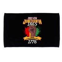 Juneteenth 1865 Because My Ancestors Weren't Free In 1776 Microfiber Hand Towel