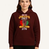 Juneteenth 1865 Because My Ancestors Weren't Free In 1776 Hoodie