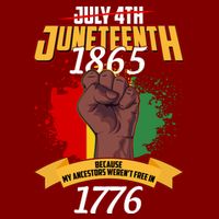 Juneteenth 1865 Because My Ancestors Weren't Free In 1776 Apron