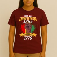 Juneteenth 1865 Because My Ancestors Weren't Free In 1776 T-Shirt