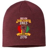 Juneteenth 1865 Because My Ancestors Weren't Free In 1776 Sustainable Beanie