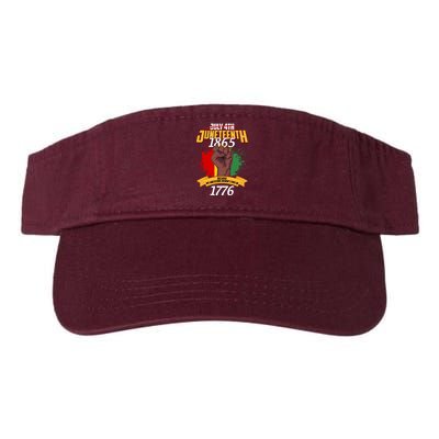 Juneteenth 1865 Because My Ancestors Weren't Free In 1776 Visor