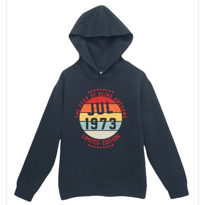 Jul 1973 Birthday The Year Of Being Awesome Gift Urban Pullover Hoodie