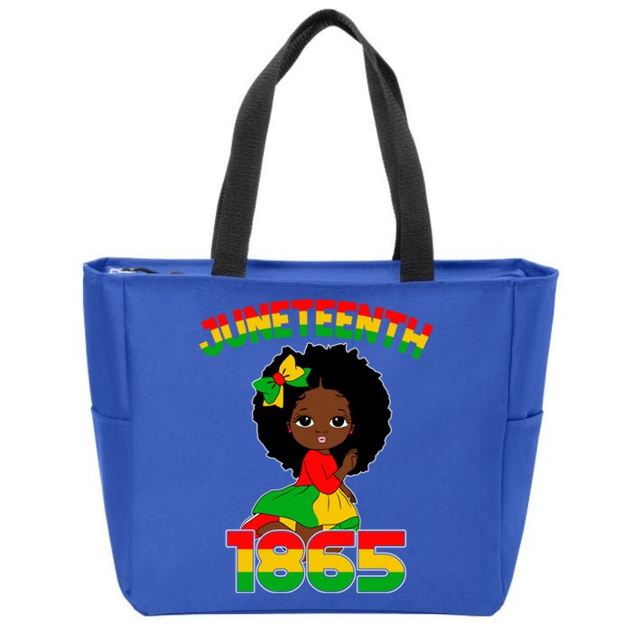 Juneteenth 1865 Blm Independence African Freedom Gift Zip Tote Bag