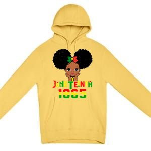 Juneteenth 1865 Blm Independence Freedom African Gift Premium Pullover Hoodie