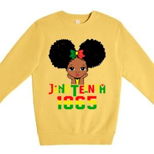 Juneteenth 1865 Blm Independence Freedom African Gift Premium Crewneck Sweatshirt