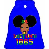 Juneteenth 1865 Blm Independence Freedom African Gift Ceramic Bell Ornament