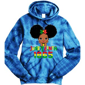 Juneteenth 1865 Blm Independence Freedom African Gift Tie Dye Hoodie