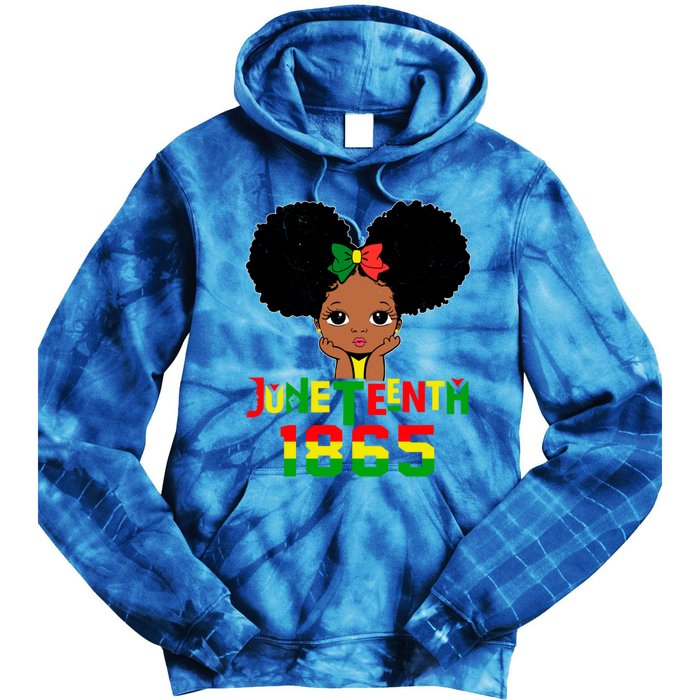 Juneteenth 1865 Blm Independence Freedom African Gift Tie Dye Hoodie