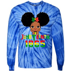 Juneteenth 1865 Blm Independence Freedom African Gift Tie-Dye Long Sleeve Shirt