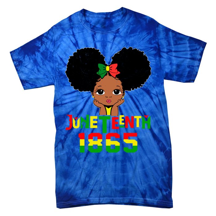 Juneteenth 1865 Blm Independence Freedom African Gift Tie-Dye T-Shirt