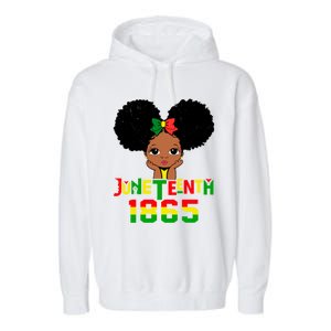 Juneteenth 1865 Blm Independence Freedom African Gift Garment-Dyed Fleece Hoodie