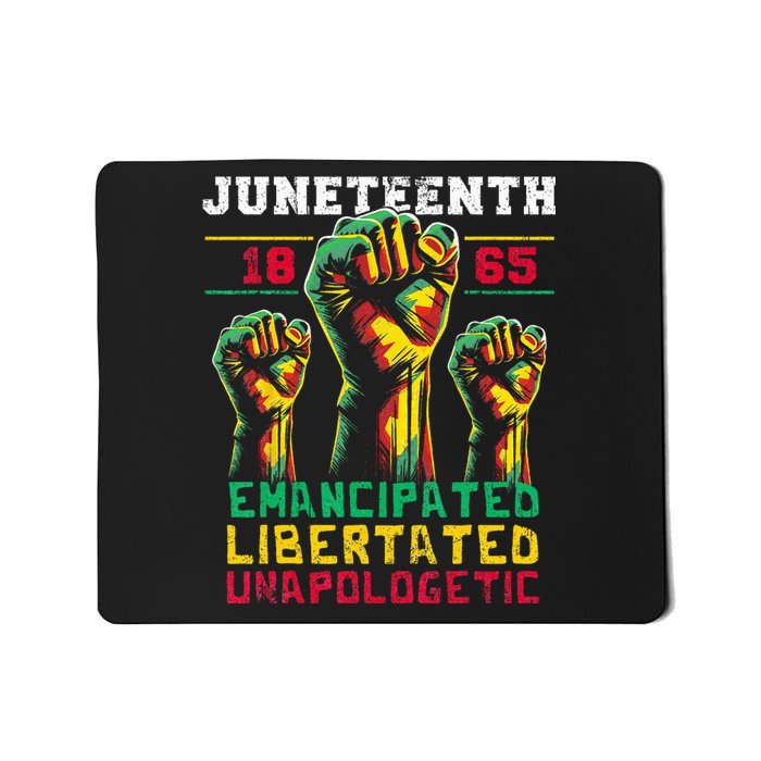 Juneteenth 1865 Black History African American Freedom Mousepad