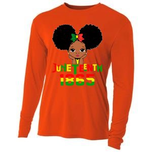 Juneteenth 1865 Blm Independence Freedom African Gift Cooling Performance Long Sleeve Crew