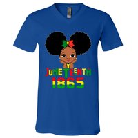 Juneteenth 1865 Blm Independence Freedom African Gift V-Neck T-Shirt