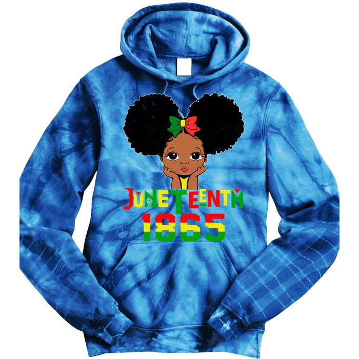 Juneteenth 1865 Blm Independence Freedom African Gift Tie Dye Hoodie