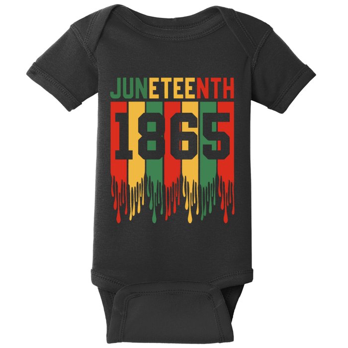 Juneteenth 1865 Black History Month African American Heritage Baby Bodysuit