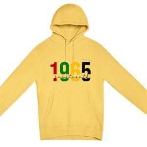 Juneteenth 1965 Black History Month Premium Pullover Hoodie