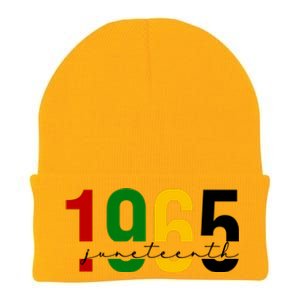 Juneteenth 1965 Black History Month Knit Cap Winter Beanie