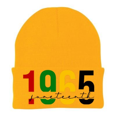 Juneteenth 1965 Black History Month Knit Cap Winter Beanie