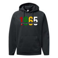 Juneteenth 1965 Black History Month Performance Fleece Hoodie