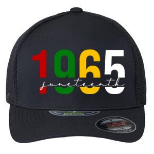 Juneteenth 1965 Black History Month Flexfit Unipanel Trucker Cap