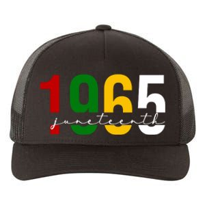 Juneteenth 1965 Black History Month Yupoong Adult 5-Panel Trucker Hat