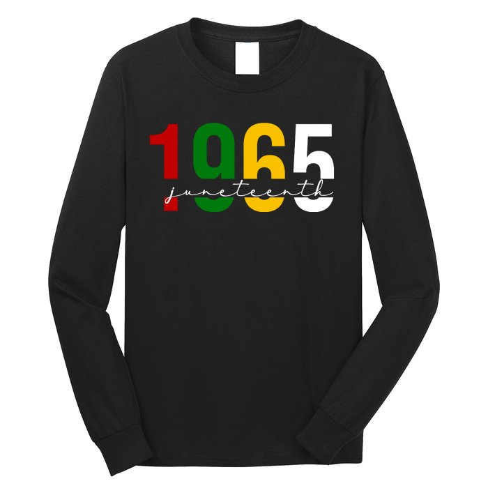 Juneteenth 1965 Black History Month Long Sleeve Shirt