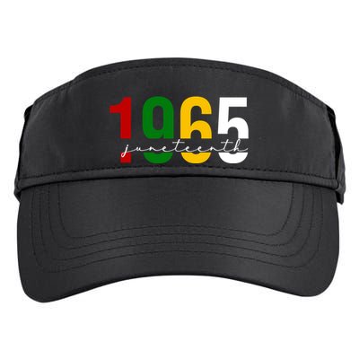 Juneteenth 1965 Black History Month Adult Drive Performance Visor