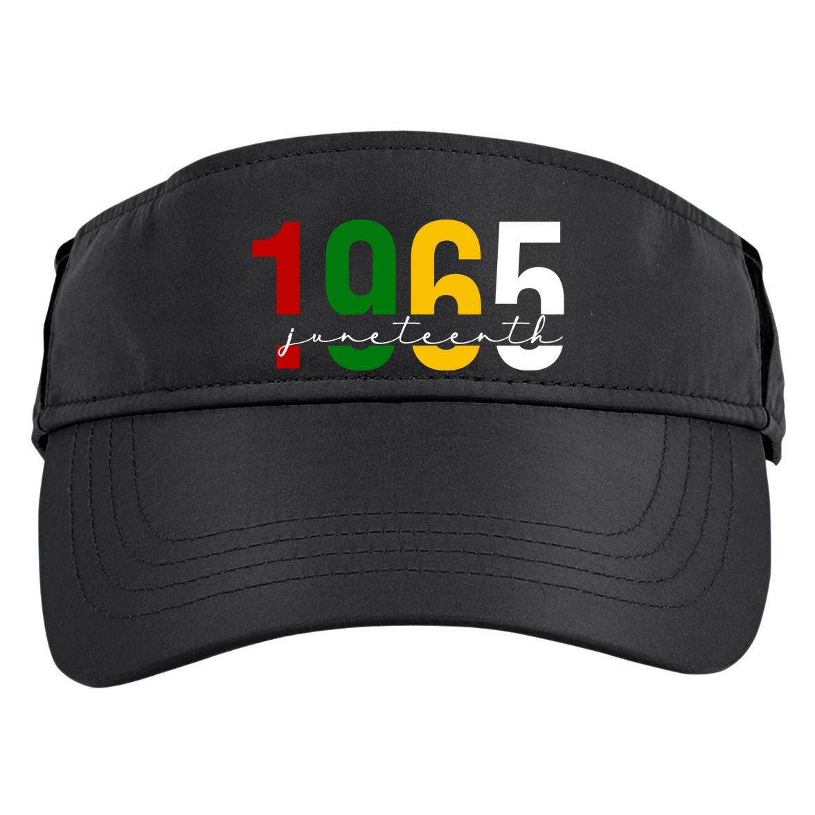 Juneteenth 1965 Black History Month Adult Drive Performance Visor