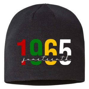 Juneteenth 1965 Black History Month Sustainable Beanie