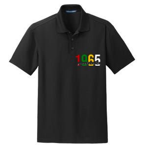 Juneteenth 1965 Black History Month Dry Zone Grid Polo