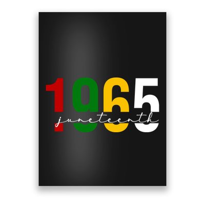 Juneteenth 1965 Black History Month Poster