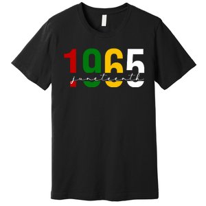 Juneteenth 1965 Black History Month Premium T-Shirt