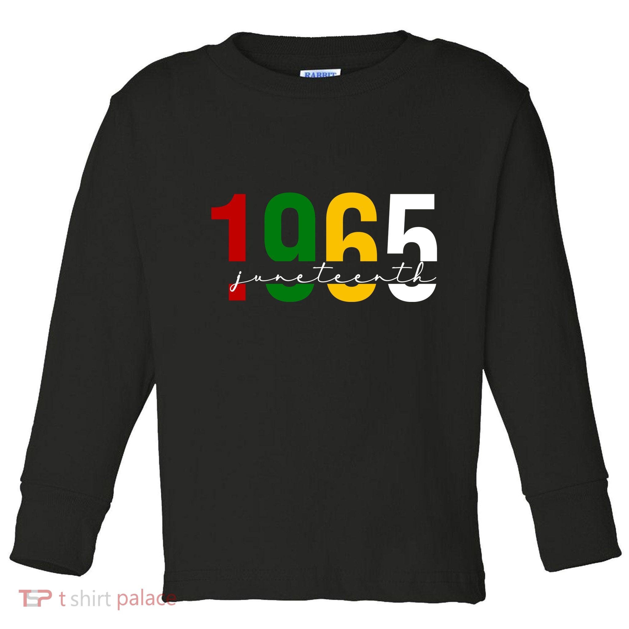 Juneteenth 1965 Black History Month Toddler Long Sleeve Shirt