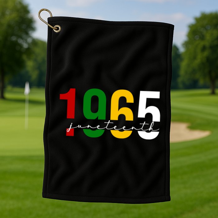 Juneteenth 1965 Black History Month Golf Towel