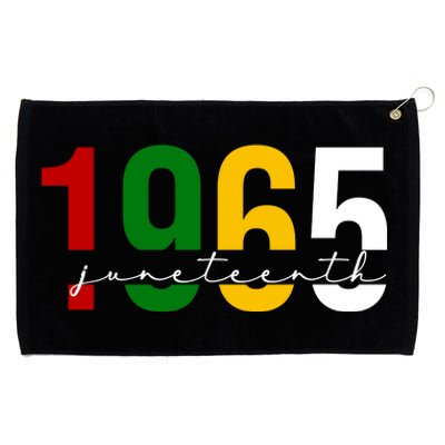 Juneteenth 1965 Black History Month Grommeted Golf Towel