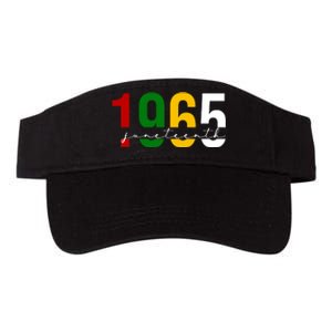 Juneteenth 1965 Black History Month Valucap Bio-Washed Visor