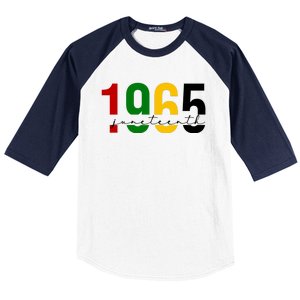 Juneteenth 1965 Black History Month Baseball Sleeve Shirt