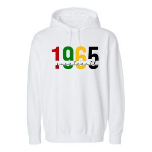 Juneteenth 1965 Black History Month Garment-Dyed Fleece Hoodie