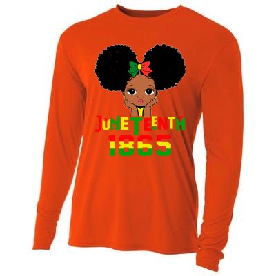 Juneteenth 1865 Blm Independence Freedom African Cool Gift Cooling Performance Long Sleeve Crew