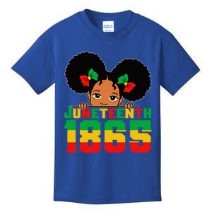 Juneteenth 1865 Blm Freedom African Independence Cute Gift Kids T-Shirt