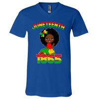 Juneteenth 1865 Blm Independence African Freedom Gift V-Neck T-Shirt