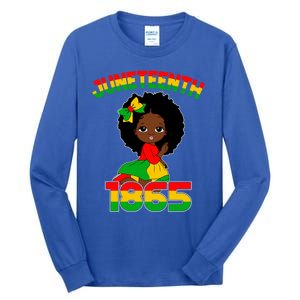 Juneteenth 1865 Blm Independence African Freedom Gift Tall Long Sleeve T-Shirt