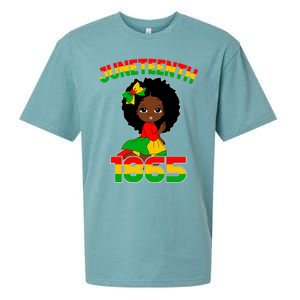 Juneteenth 1865 Blm Independence African Freedom Gift Sueded Cloud Jersey T-Shirt